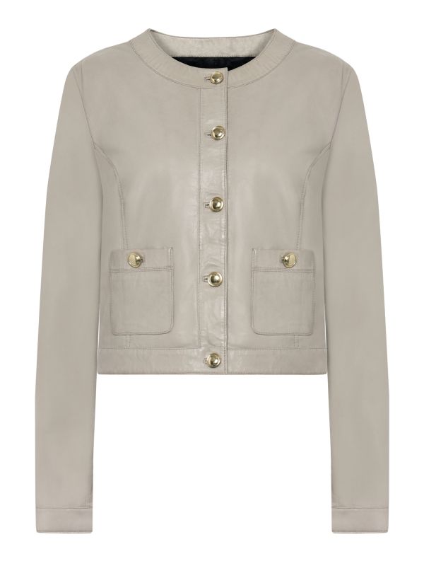 Skinnjacka ROCKANDBLUE Halo Light Taupe