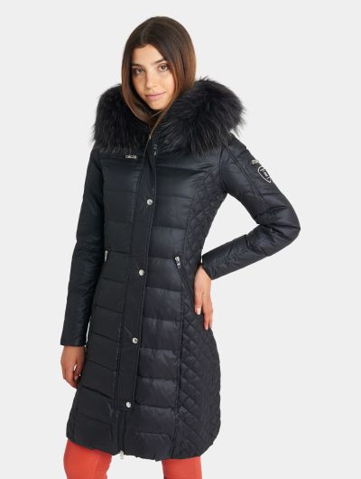 Dunjacka ROCKANDBLUE Kesha Fauxfur Black/Black